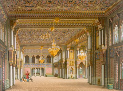 Diseño para el interior de Wilhelma, 1837 de Karl Ludwig Wilhelm Zanth